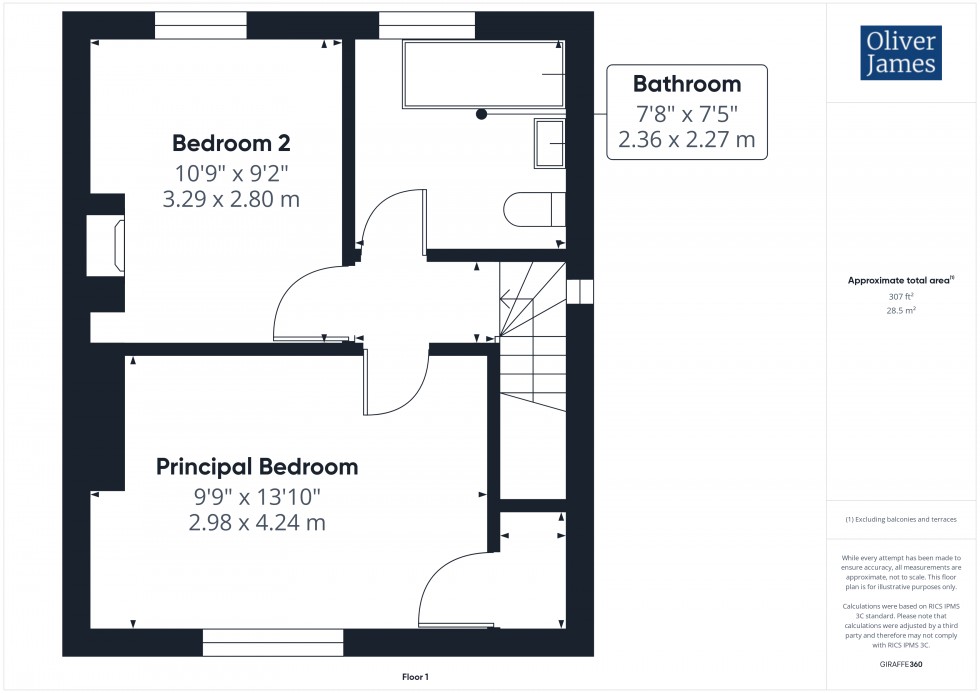 Floorplan for Brookside, Conington, PE7