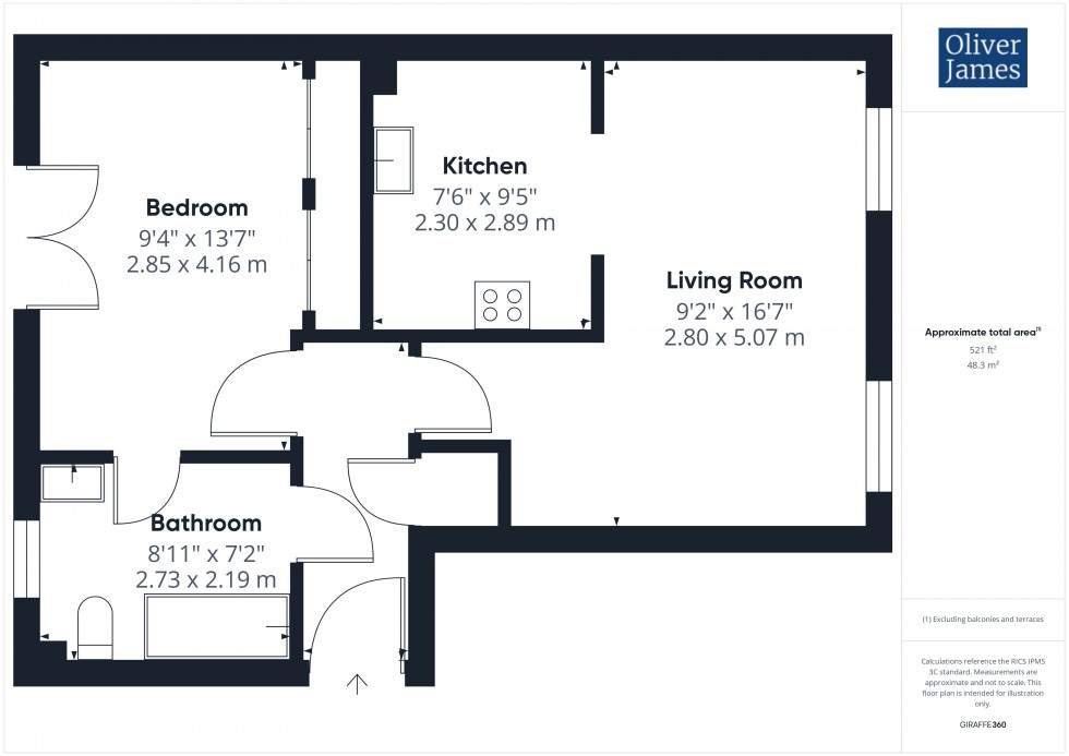 Floorplan for Leas Close, St. Ives, PE27