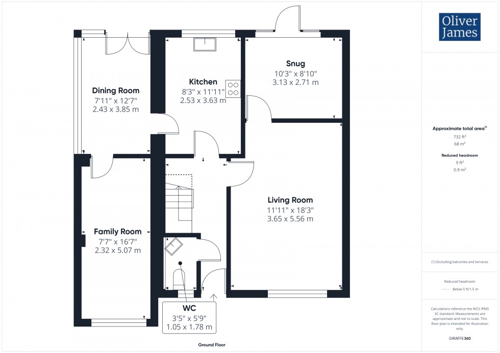 Floorplan for Westerman Close, Sawtry, PE28