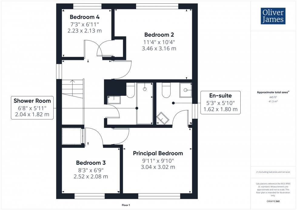 Floorplan for Westerman Close, Sawtry, PE28