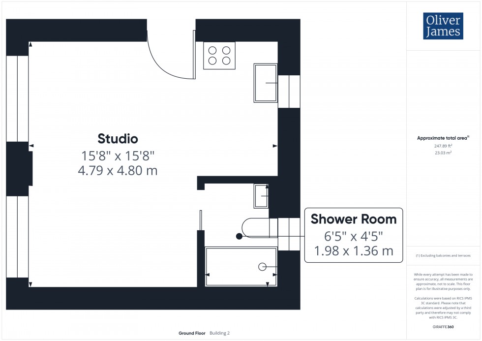 Floorplan for Owl Way, Hartford, PE29