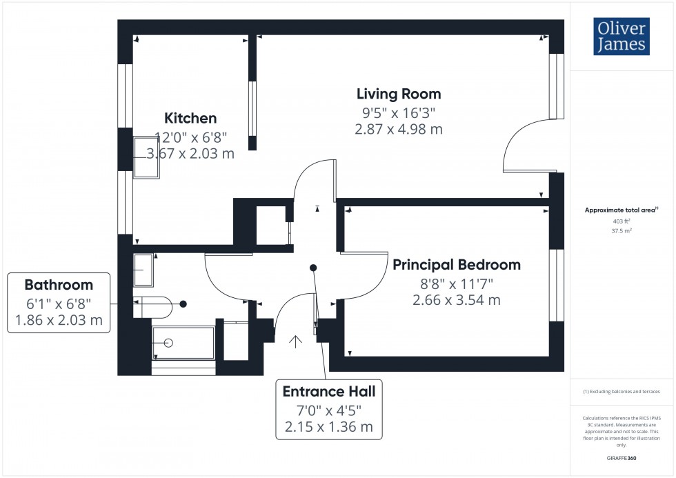 Floorplan for Edinburgh Drive, St. Ives, PE27